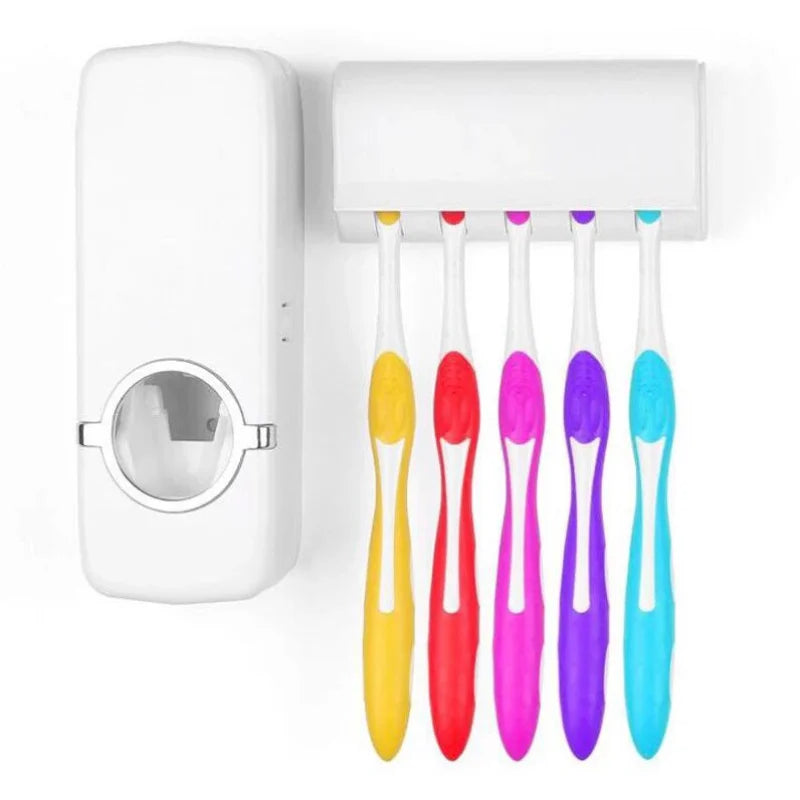 Toothpaste Toothpaste Cream Dispenser with Brush Holder